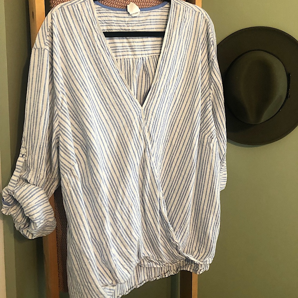 threadUP Remade Brand Wrap Top